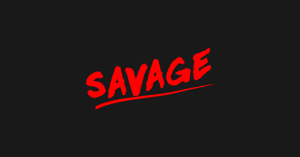 Red Logo Savage - Savage - T-Shirt | TeePublic