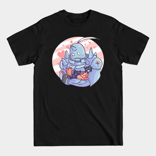Fullmetal Alphonse and Kittens - Fullmetal Alchemist - T-Shirt Fullmetal Alphonse and Kittens - Fullmetal Alchemist - T-Shirt