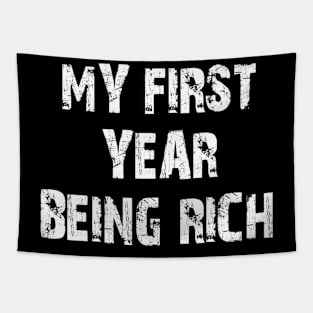 my first year being rich Tapestry