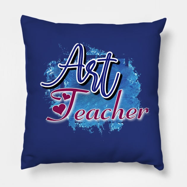 Art teacher Pillow by Light Up Glow 