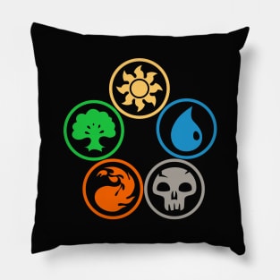 Magic the Gathering: Colors of Mana Pillow