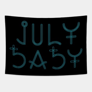 Month of July Tapestry