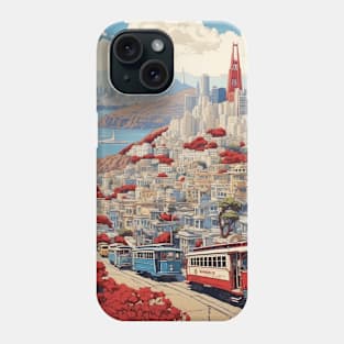 San Francisco California United States of America Tourism Vintage Phone Case