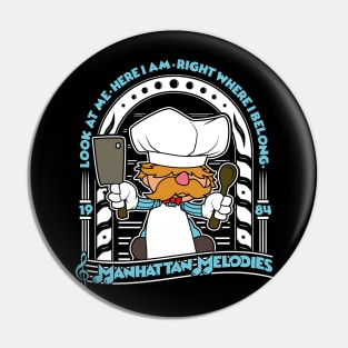 Swedish Chef Muppets Manhattan Melodies Pin