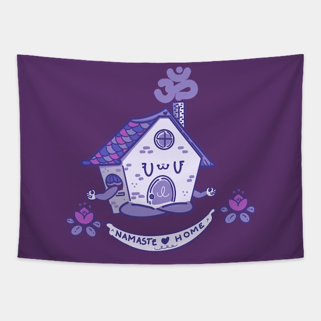 Namaste Home Tapestry by Fluffymafi