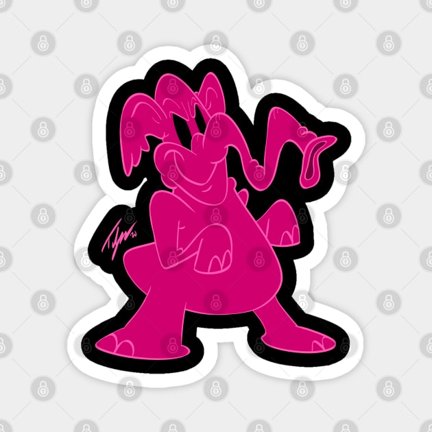 Pink Elephant Magnet by Tuckerjoneson13