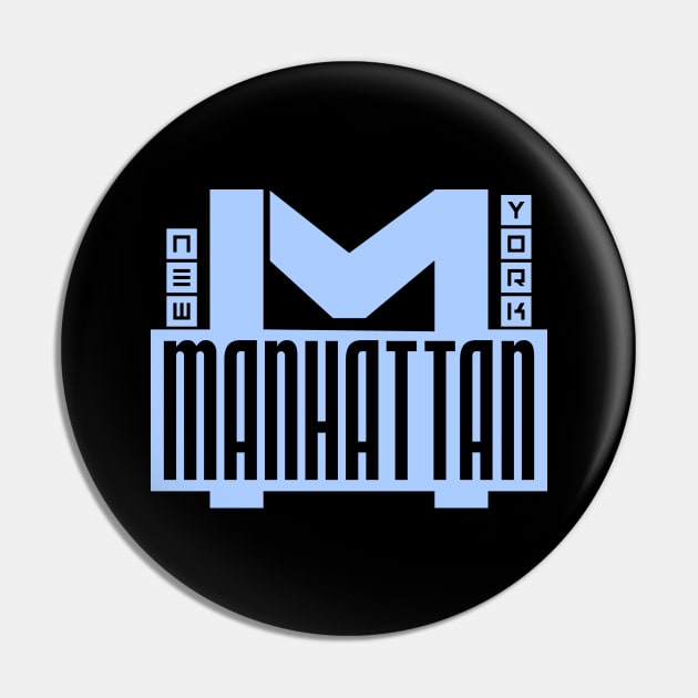 Manhattan Pin by colorsplash