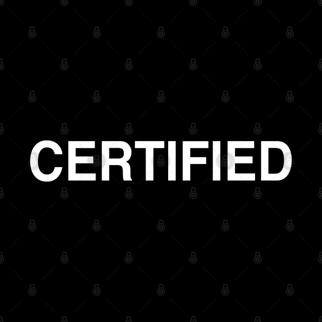 Certified by StickSicky