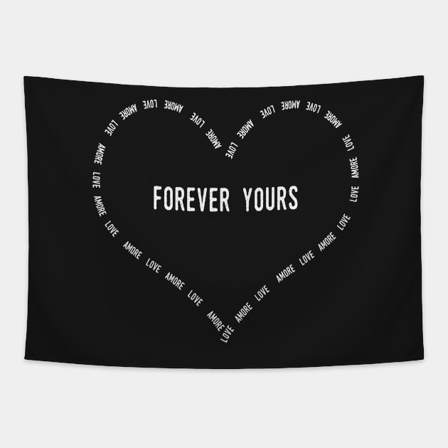 Forever Yours Tapestry by Girona