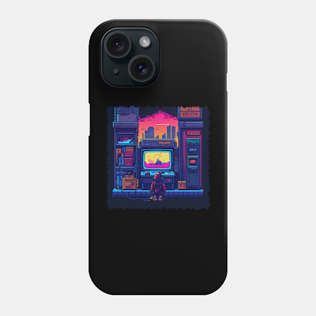 Pixel Game Phone Case by vladocar