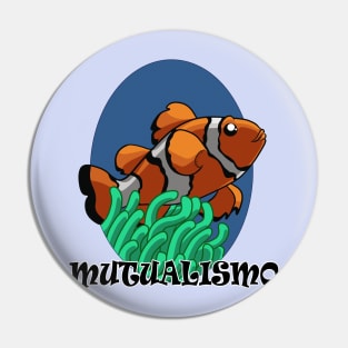 Clownfish o Pez Payaso -Diseños para Biólogos Pin