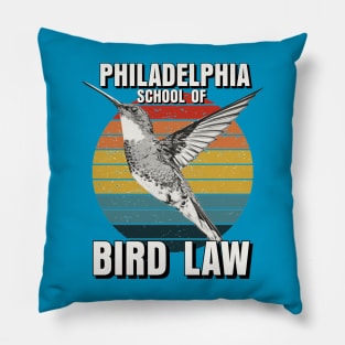 School of Bird Law Pillow