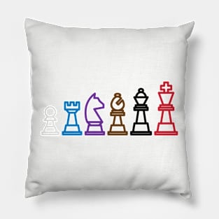 Human Chess Brazilian Jiu-Jitsu Pillow