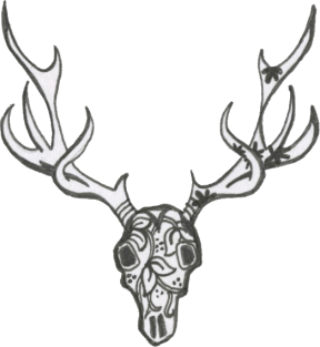 Deer Skull Magnet