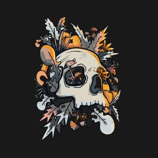 Mushrooms and the skull T-Shirt