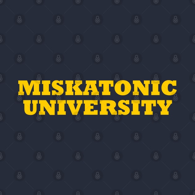 Miskatonic University by Solenoid Apparel