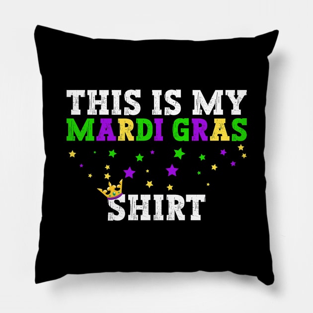 Mardi Gras 2023 Pillow by Teesamd