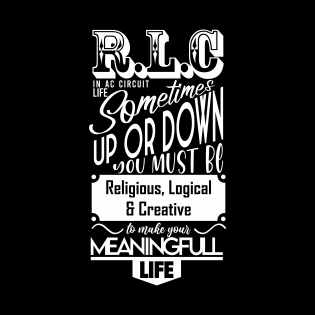 Physics design "RLC in Life" white by hakim91