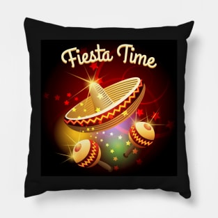 fiesta time theme Pillow