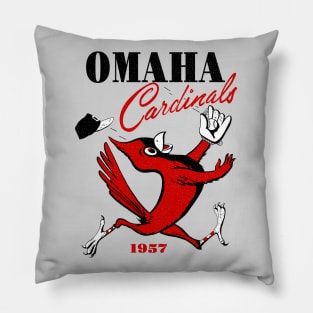 Historical Omaha Cardinal Baseball 1947 Pillow