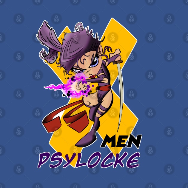 Psylocke Fan Art by davidfeci
