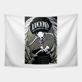 Lucero Band New Year's Eve Tour Skull Angel Tapestry