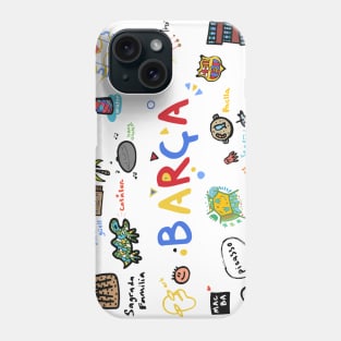 Barca Doodle Phone Case