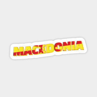 Macedonia Vintage style retro souvenir Magnet