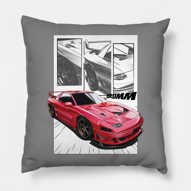 Comic Art GTO Pillow by ghanifauzans