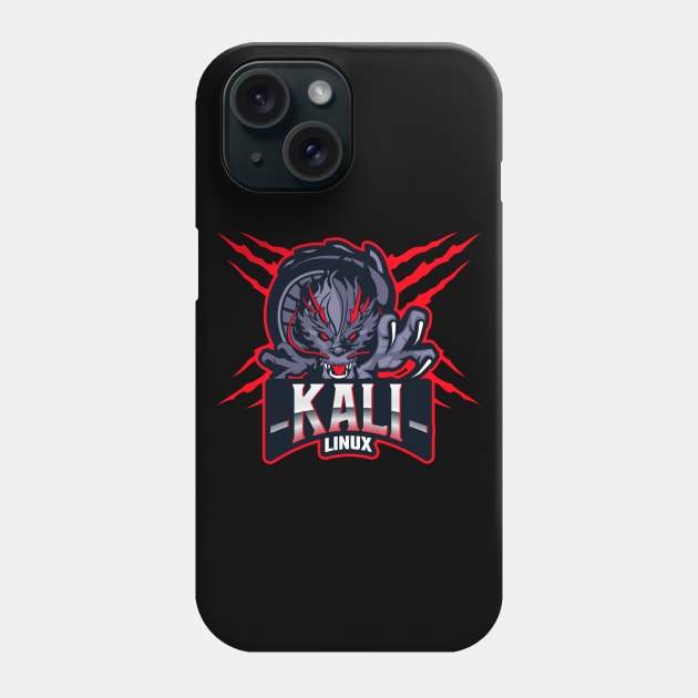 Backtrack Kali Linux Dragon Programming and Computer Phone Case by rumsport