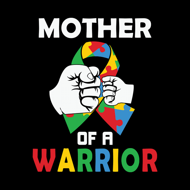 Mother of Warrior Autism Awareness Gift for Birthday, Mother's Day, Thanksgiving, Christmas by skstring