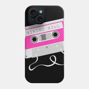 Bikini Kill Riot Grrrl White Cassette Phone Case