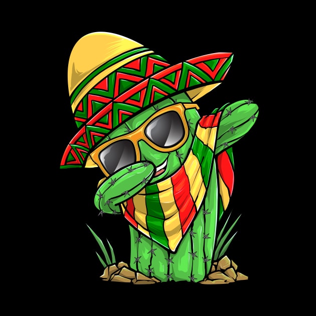 Cinco de Mayo Dabbing Cactus by KAWAIITEE