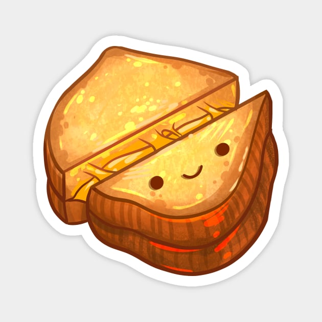 Grilled Cheese Sandwich Magnet by Claire Lin