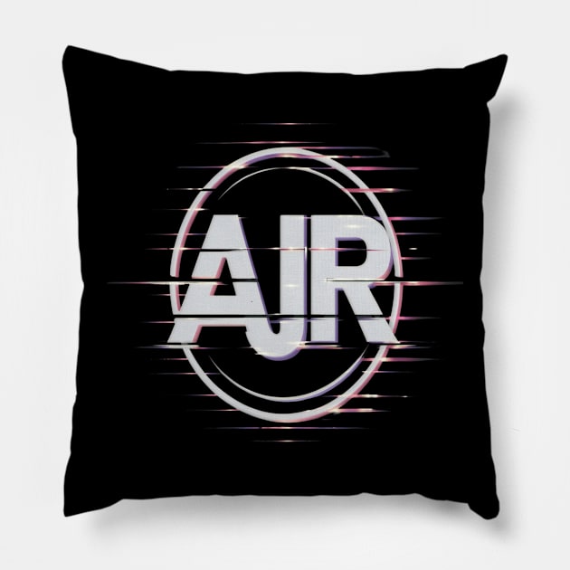 AJR Glitch effect Pillow by thestaroflove