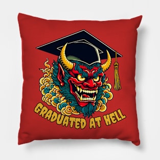 Graduation devil Pillow