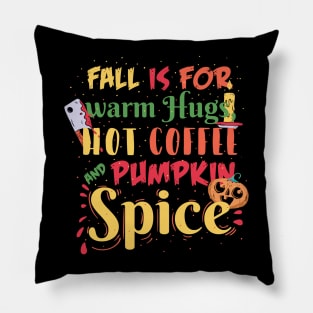 Pumpkin Spice Fall Halloween Pillow