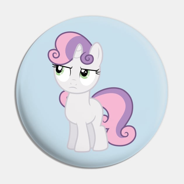 Sweetie Belle 1 Pin by CloudyGlow