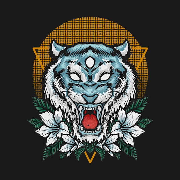 White tiger by vhiente
