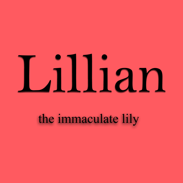 Lillian Name meaning by Demonic cute cat