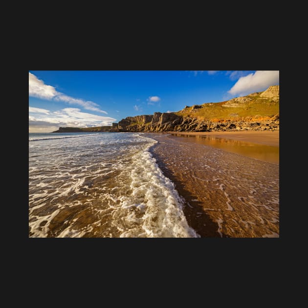 Mewslade Bay, Gower by dasantillo