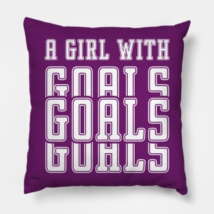 Just a Girl Who Loves Soccer, A Girl With Goals, Soccer Girl Pillow