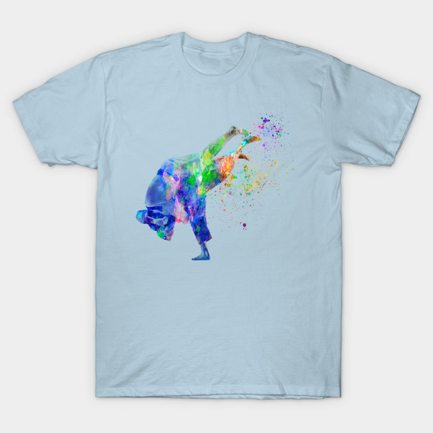 Disover watercolor martial art - Karate - T-Shirt