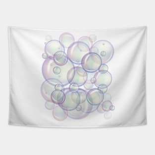 Pastel Bubbles Design Tapestry