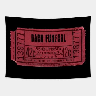 Dark Funeral ticket Tapestry