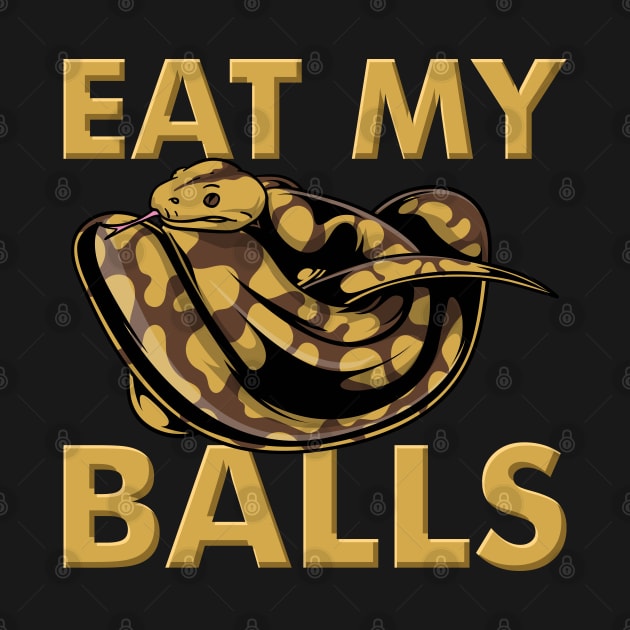 BALL PYTHON: Kiss My Balls by woormle