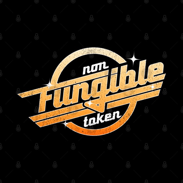 Non Fungible token 80s lettering by opippi