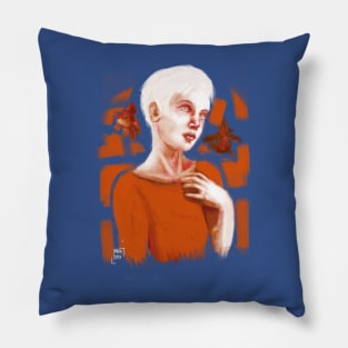 Goldfish Girl Pillow