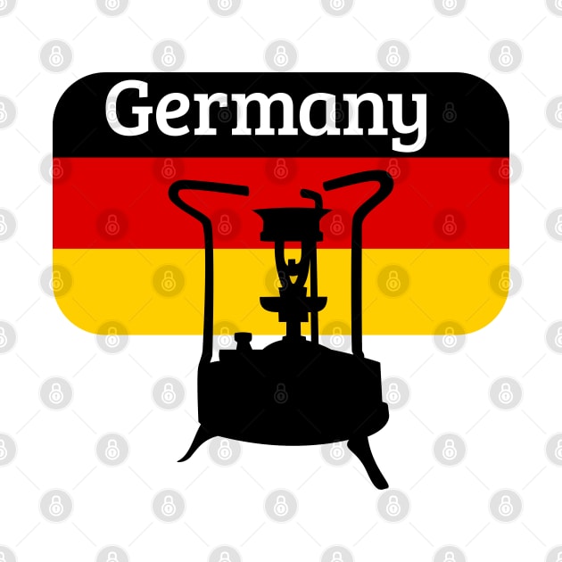 Pressure Stove with German Flag by mailboxdisco