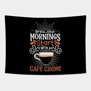 Brewtiful morning with Café Crème Tapestry